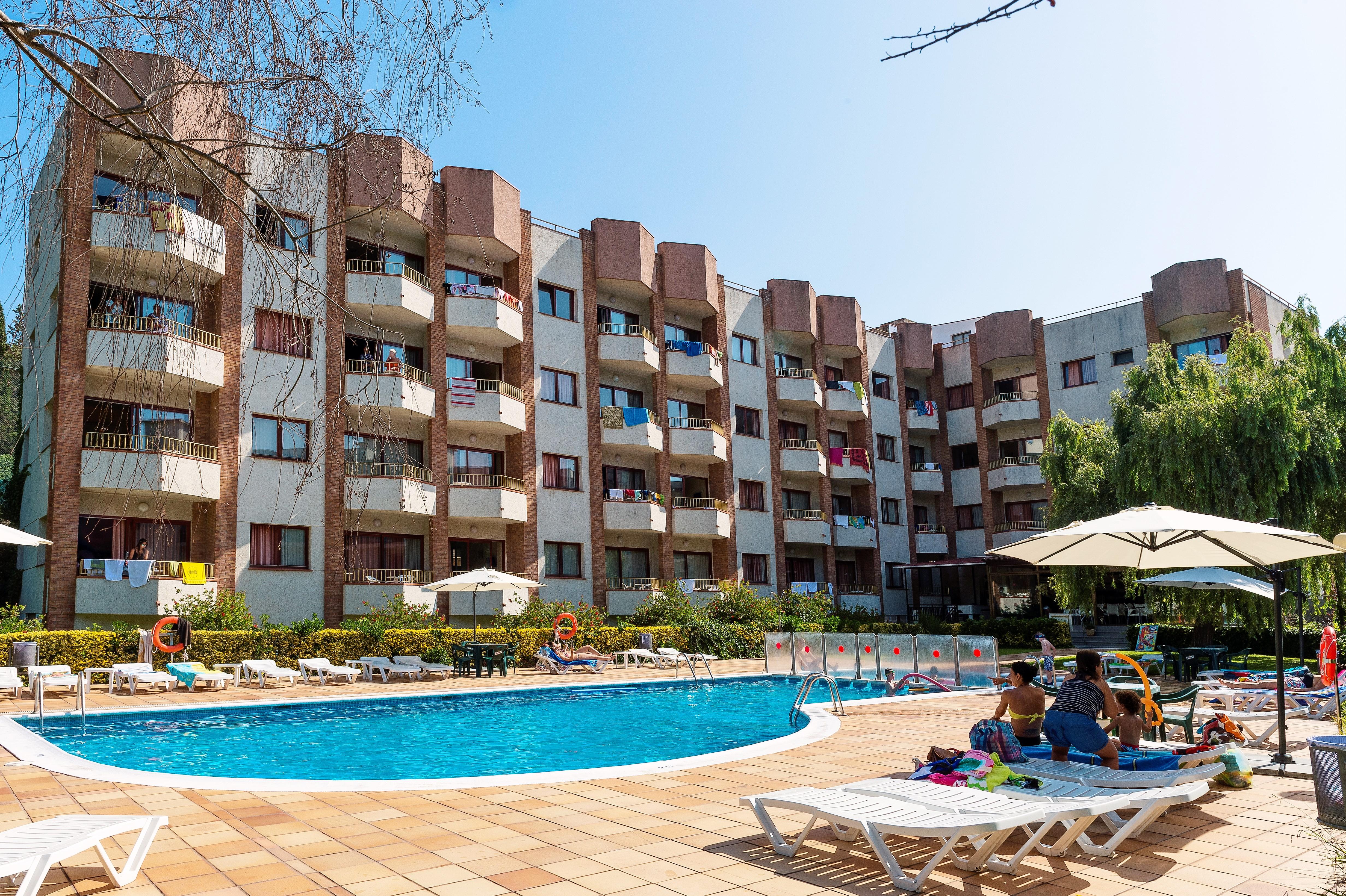 Aparthotel Las Mariposas Lloret de Mar Bagian luar foto